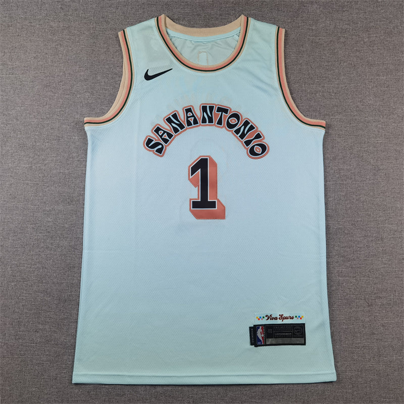 San Antonio Spurs victor wembanyama Jersey HP