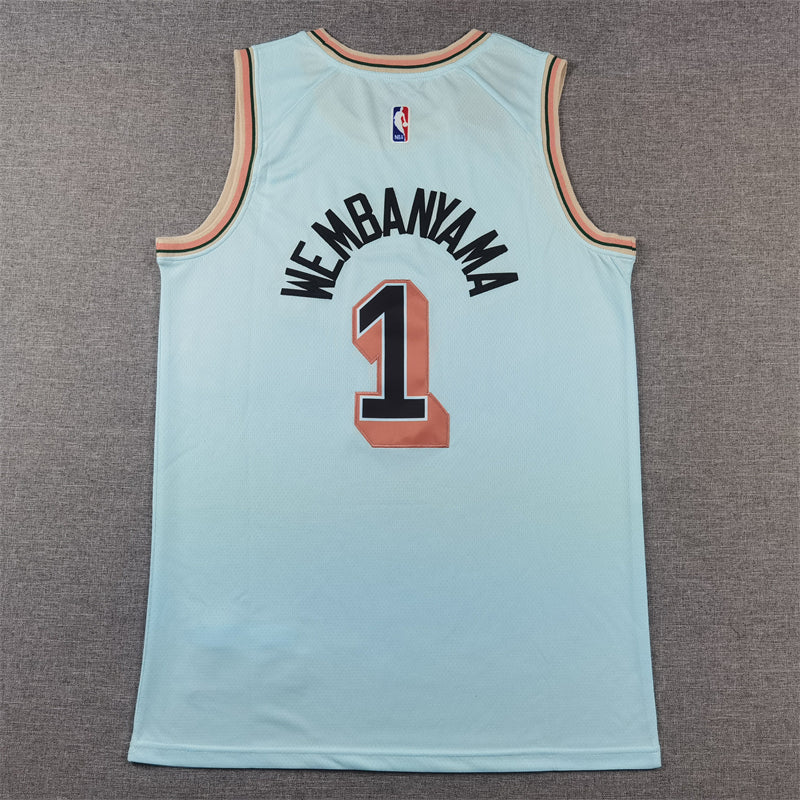 San Antonio Spurs victor wembanyama Jersey HP