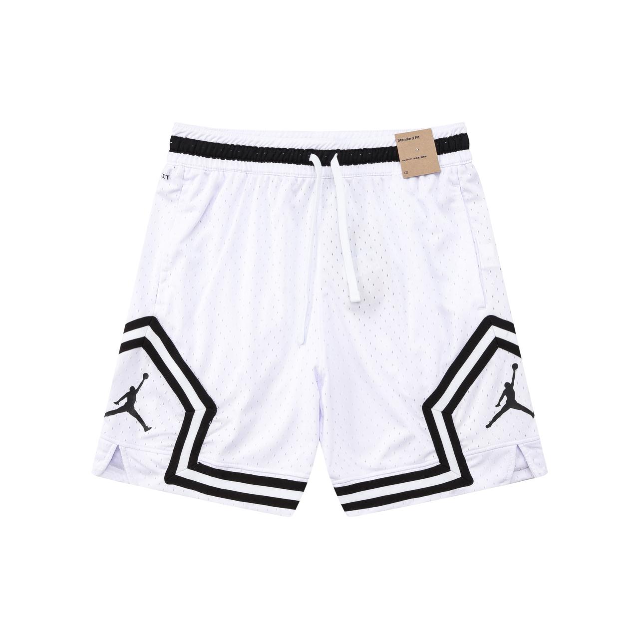 Jordan Shorts (White & Black)
