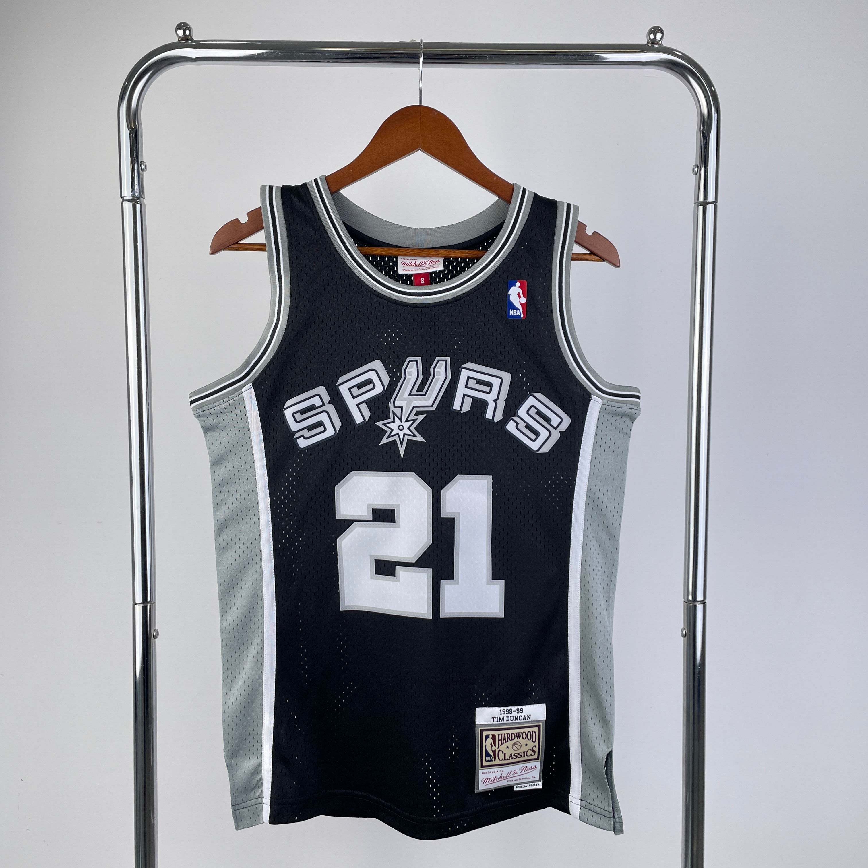 San Antonio Spurs Tim Duncan Mitchell & Ness Jersey E